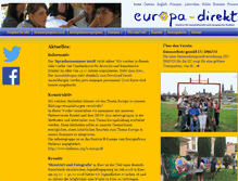 Tablet Screenshot of europa-direkt.com